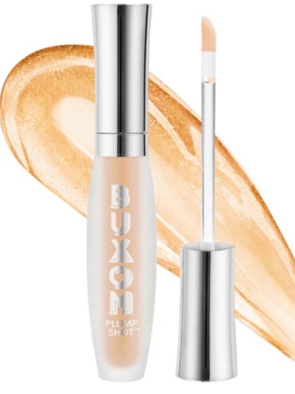 NIB Buxom Plump Shot Collagen-Infused Lip Serum Gloss in GILT 4 ml - full size